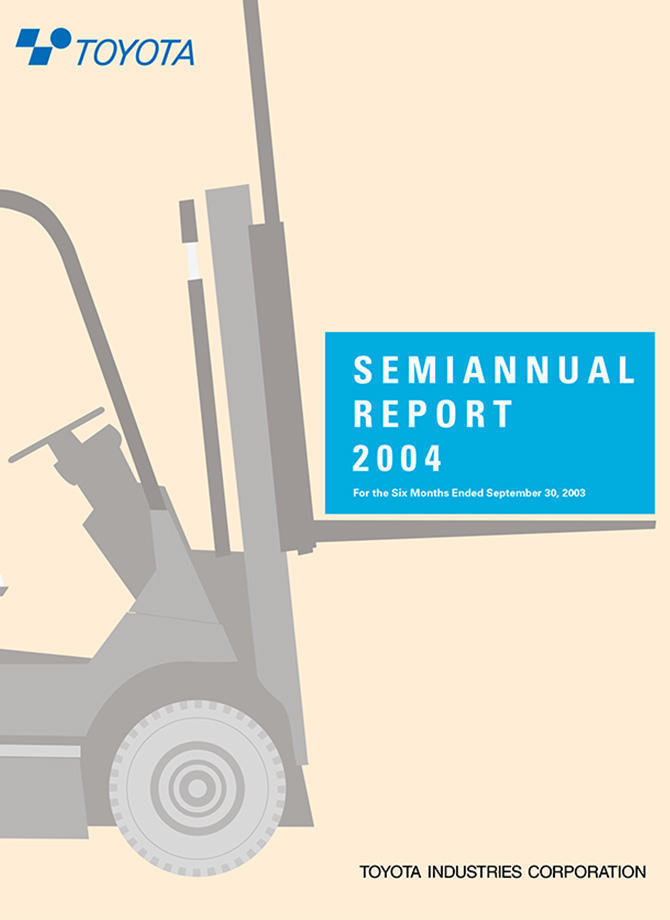 SEMIANNUAL REPORT 2004 (For the period ended March 2004)の表紙