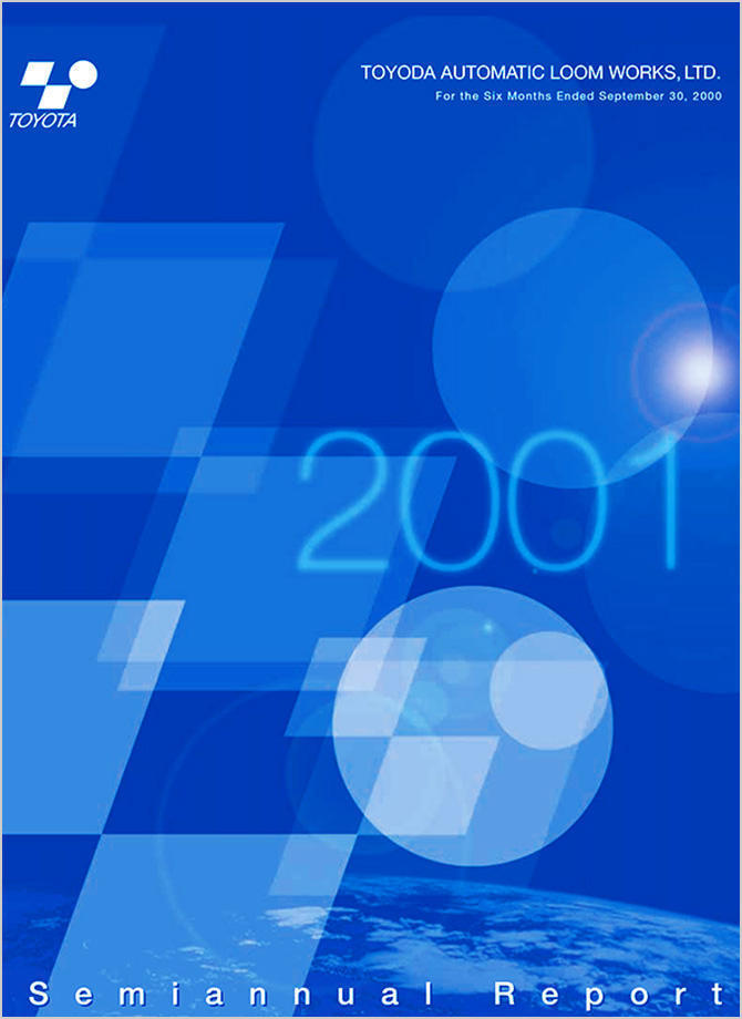 SEMIANNUAL REPORT 2001 (For the period ended March 2001)の表紙