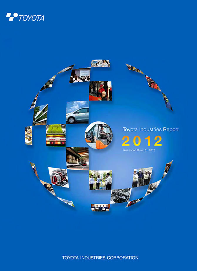 Toyota Industries Report 2012 (For the period ended March 2012)の表紙