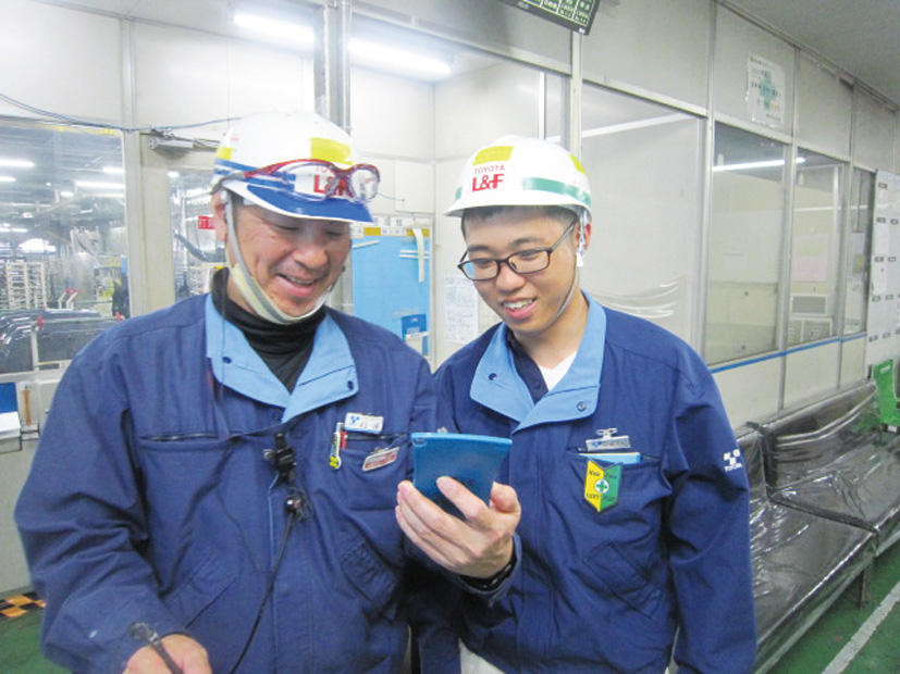 Associates using the tool in the workplace