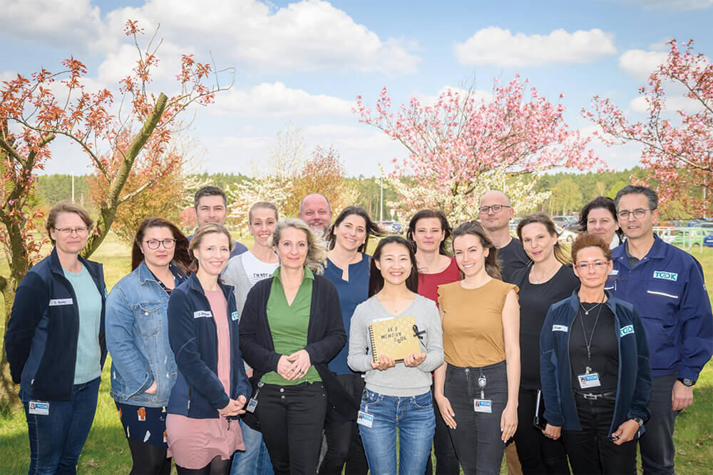 Snapshot with local staff