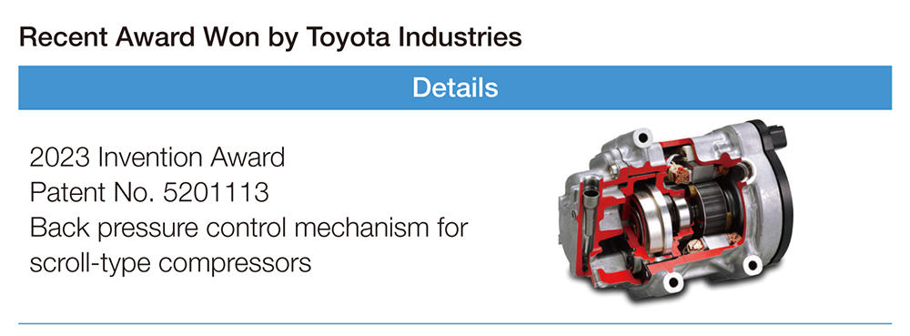 Recent Award Won by Toyota Industries