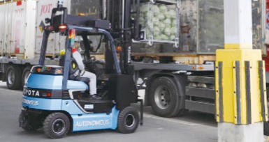 Figure 1. Autonomous lift truck