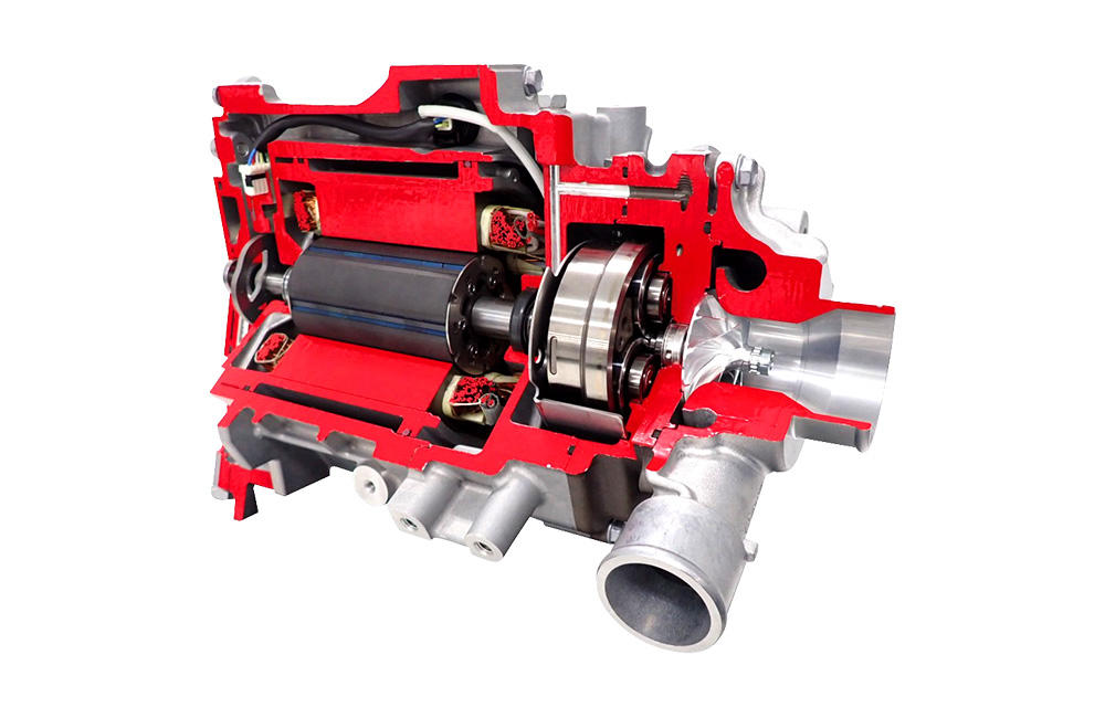 Oxygen-supplying air compressor